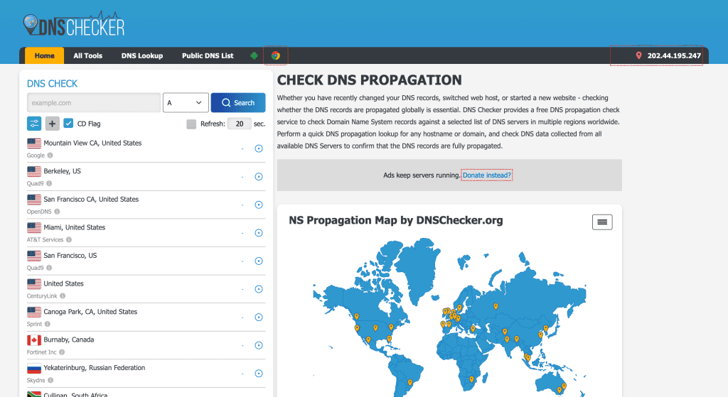 DNS Checker